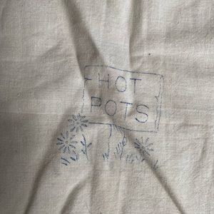 Embroidery Project- Vintage Kitchen Towel